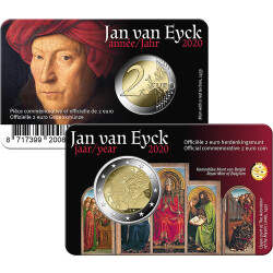 2 Euro Gedenkm&uuml;nze Belgien 2020 st - Jan van...