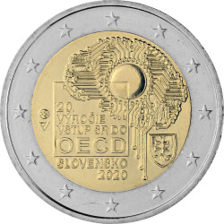 2 Euro Gedenkmünze Slowakei 2020 bfr. - OECD