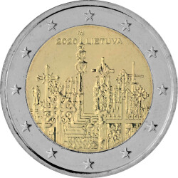 2 Euro Gedenkm&uuml;nze Litauen 2020 bfr. - Berg der...