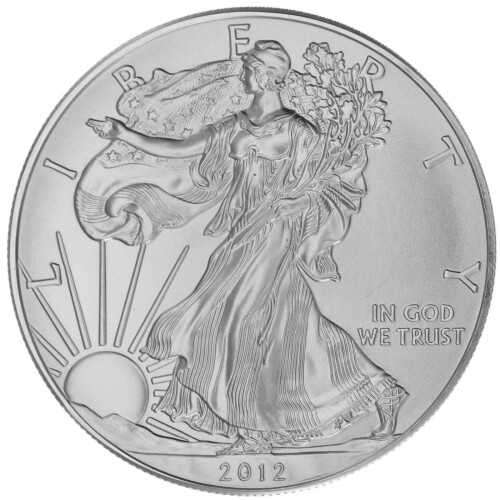 1 Unze Silber American Eagle 2012