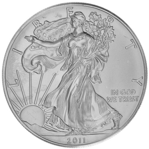 1 Unze Silber American Eagle 2011