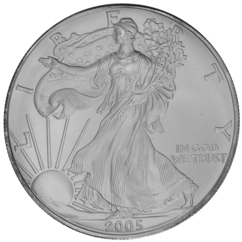 1 Unze Silber American Eagle 2005