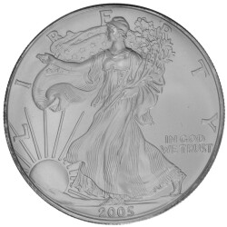 1 Unze Silber American Eagle 2005