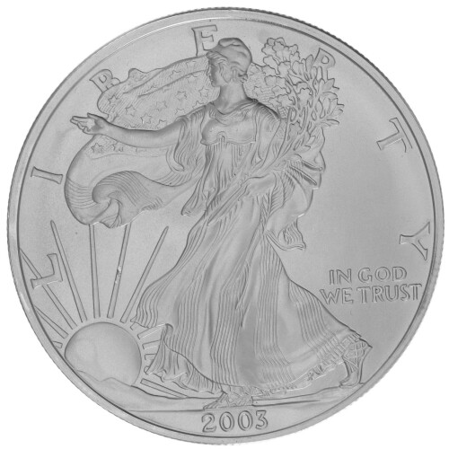 1 Unze Silber American Eagle 2003