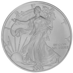 1 Unze Silber American Eagle 2003