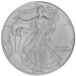 1 Unze Silber American Eagle 2001