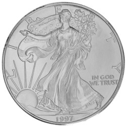 1 Unze Silber American Eagle 1997