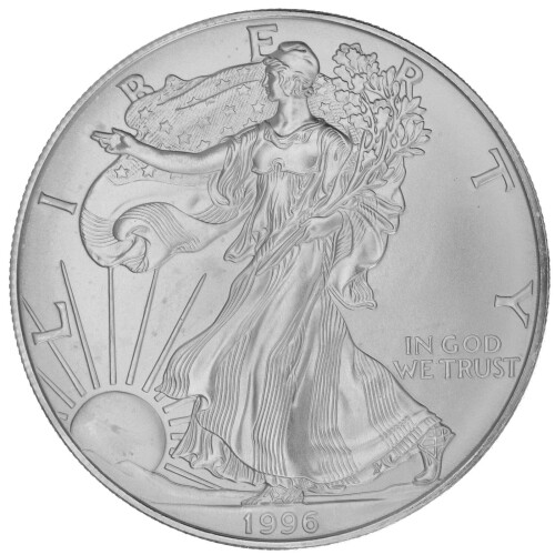 1 Unze Silber American Eagle 1996