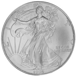 1 Unze Silber American Eagle 1995