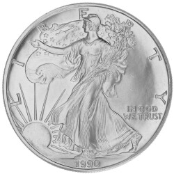 1 Unze Silber American Eagle 1990