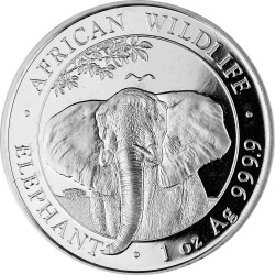 1 Unze Silber Elefant 2021