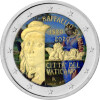 2 Euro Vatikan 2020 - Raffaello Sanzio - coloriert / mit Farbe