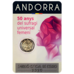 2 Euro Gedenkmünze Andorra 2020 st - Frauenwahlrecht...