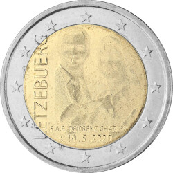 2 Euro Gedenkm&uuml;nze Luxemburg 2020 bfr. - Geburt...