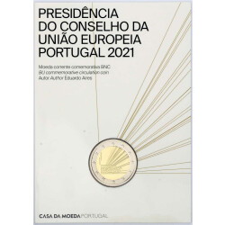 2 Euro Gedenkm&uuml;nze Portugal 2021 st - EU...