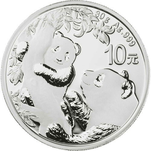 30 Gramm Silber Panda 2021