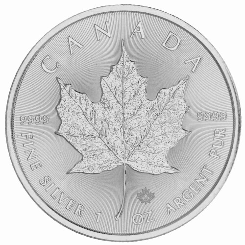 1 Unze Silber Maple Leaf 2021