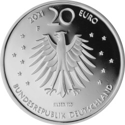 20 Euro Deutschland 2021 Silber PP - Frau Holle