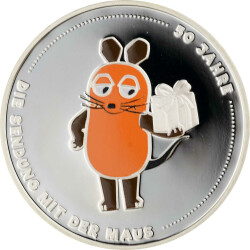 20 Euro Deutschland 2021 Silber PP - Sendung mit der Maus