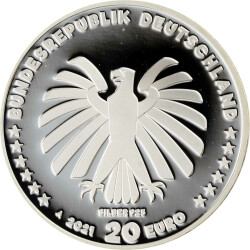 20 Euro Deutschland 2021 Silber PP - Sendung mit der Maus