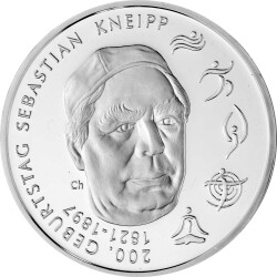 20 Euro Deutschland 2021 Silber bfr. - Sebastian Kneipp