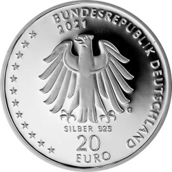 20 Euro Deutschland 2021 Silber PP - Sebastian Kneipp