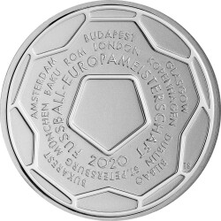 20 Euro Deutschland 2021 Silber bfr. - Fußball EM