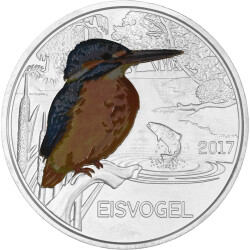3 Euro Tier-Taler &Ouml;sterreich 2017 - Eisvogel
