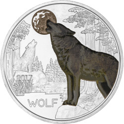 3 Euro Tier-Taler &Ouml;sterreich 2017 - Wolf