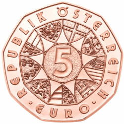 5 Euro Gedenkmünze Österreich 2021 Kupfer bfr....
