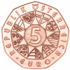 5 Euro Gedenkmünze Österreich 2021 Kupfer bfr. - Ostern / Osterküken