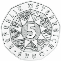 5 Euro Gedenkmünze Österreich 2021 Silber hgh - Ostern / Osterküken