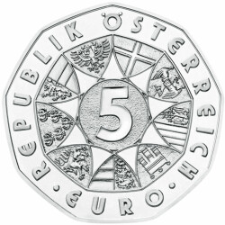 5 Euro Gedenkmünze Österreich 2021 Silber hgh - Ostern / Osterküken
