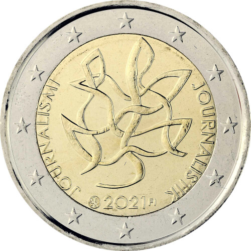 2 Euro Gedenkmünze Finnland 2021 bfr. - Journalismus / Pressefreiheit
