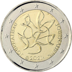 2 Euro Gedenkm&uuml;nze Finnland 2021 bfr. -...