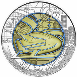 25 Euro Gedenkmünze Österreich 2021 Silber/Niob...
