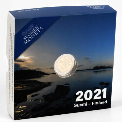 2 Euro Gedenkm&uuml;nze Finnland 2021 PP -...