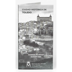 2 Euro Gedenkmünze Spanien 2021 PP - UNESCO Toledo - im Blister