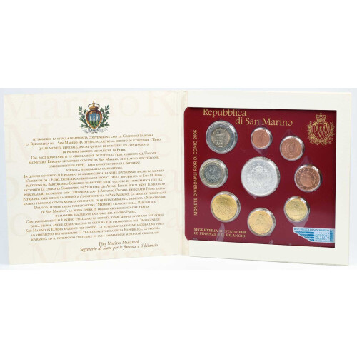 Offizieller KMS San Marino 2006 Stempelglanz (st)