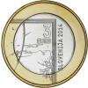 3 Euro Gedenkmünze Slowenien 2014 bfr. - Janez Puhar
