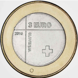 3 Euro Gedenkmünze Slowenien 2016 bfr. - Rotes Kreuz