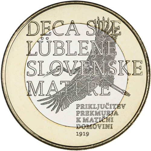 3 Euro Gedenkmünze Slowenien 2019 bfr. - Prekmurje