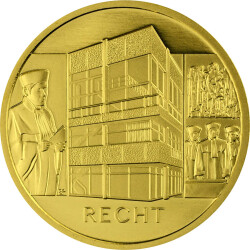 100 Euro Deutschland 2021 Gold st - Recht - G Karlsruhe