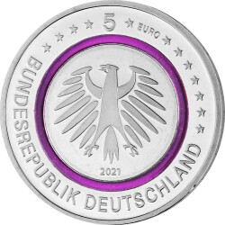 5 Euro Gedenkmünze Deutschland 2021 bfr. - Polare Zone - D München
