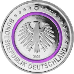 5 Euro Gedenkmünze Deutschland 2021 PP - Polare Zone - A Berlin