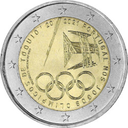 2 Euro Gedenkmünze Portugal 2021 bfr. - Olympiade Tokio