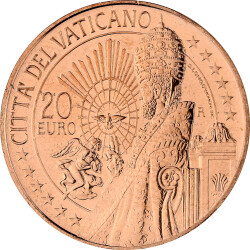 20 Euro Gedenkmünze Vatikan 2021 Kupfer - Kunst und...