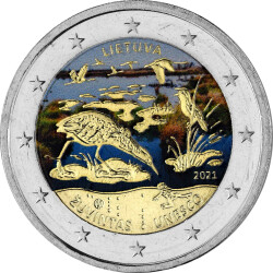 2 Euro Litauen 2021 - Biosphärenreservat Zuvintas -...