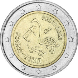 2 Euro Gedenkmünze Estland 2021 bfr. -...