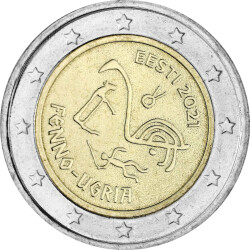 2 Euro Gedenkm&uuml;nze Estland 2021 bfr. -...